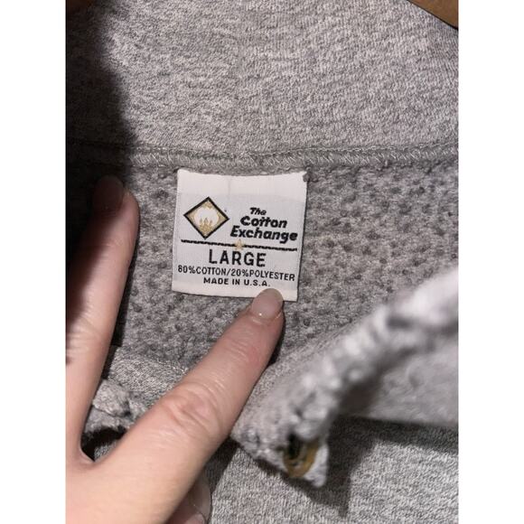 Vintage Iowa Hawkeyes Wrestling Grey Mens Large Hoodie Y2K Cotton Exchange - Picture 3 of 10